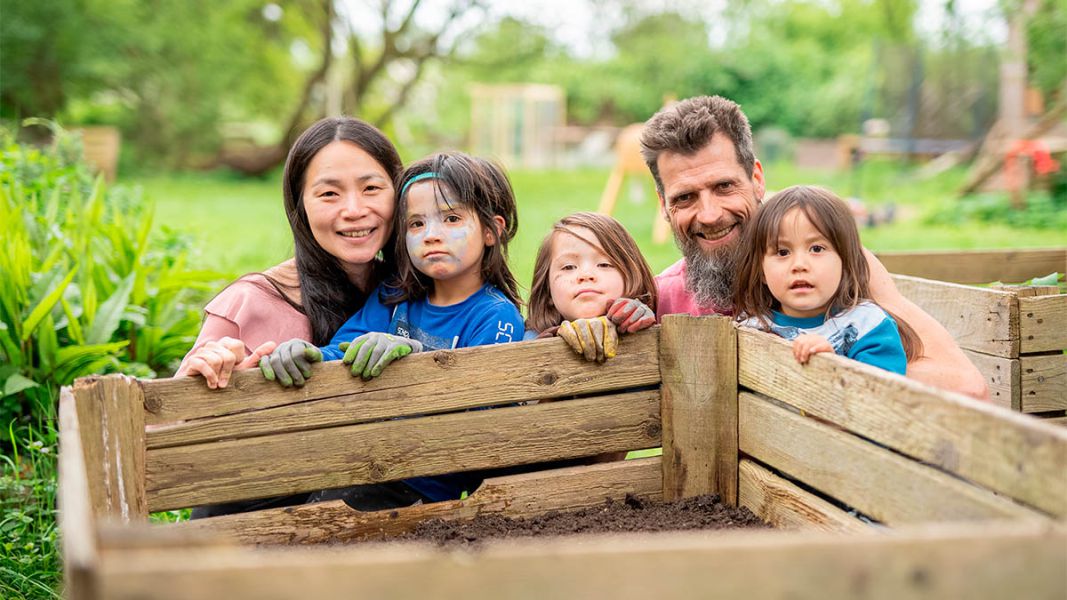 Samenspender Gerrit mit seiner Familie